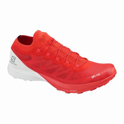 Női Salomon S/LAB SENSE 8 Terepfutó Cipő SA4653087 Piros/Fehér